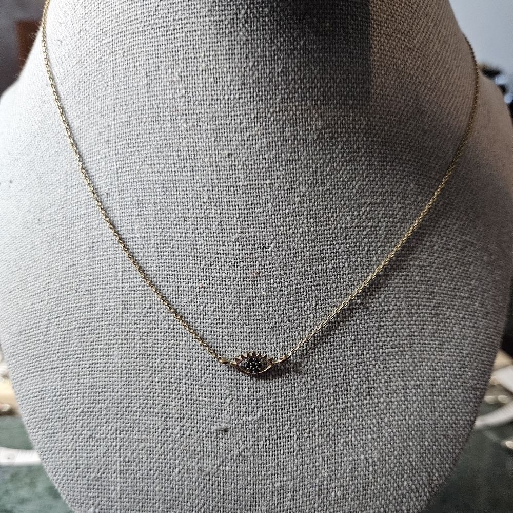 Estella Bartlett Eye Pendant Necklace In Gold